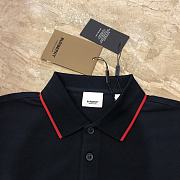 Burberry Polo Shirt Long Sleeve Black - 3