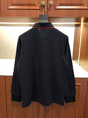 Burberry Polo Shirt Long Sleeve Black - 2