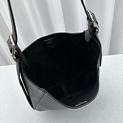 Burberry Medium Chess Shoulder Bag Black 30x9x33cm - 6