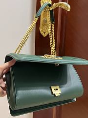 Dolce & Gabbana Quilted Devotion Green Bag 26x18x7.5cm - 6