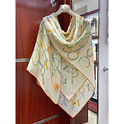 Hermes Silk Scarf Yellow 140x140cm - 5