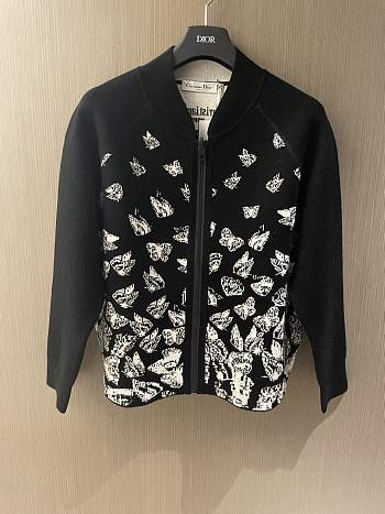 Dior Diorarps Reversible Bomber Jacket Black Technical