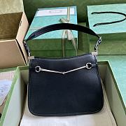 Gucci Horsebit Slim Small Shoulder Bag Black 23x18.5x3cm - 1