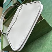 Gucci Horsebit Slim Small Shoulder Bag White 23x18.5x3cm - 6