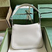 Gucci Horsebit Slim Small Shoulder Bag White 23x18.5x3cm - 4