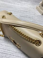 Celine Natural Medium Bag Triomphe Beige 23x15.5x5cm - 5
