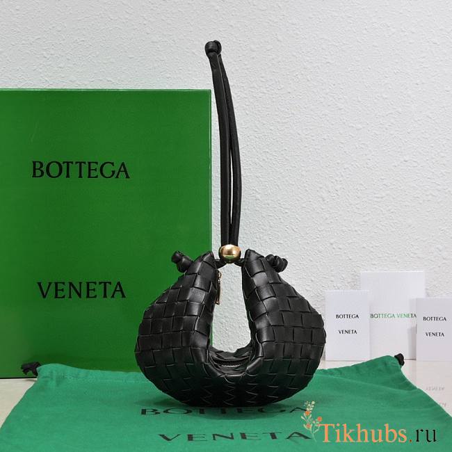 Bottega Veneta Small Turn Pouch Black 29x3x19cm - 1