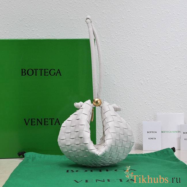 Bottega Veneta Small Turn Pouch White 29x3x19cm - 1