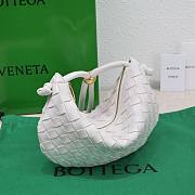 Bottega Veneta Small Turn Pouch White 29x3x19cm - 5