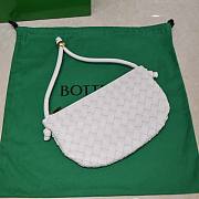 Bottega Veneta Small Turn Pouch White 29x3x19cm - 3