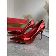 Christian Louboutin Kate Patent Red Sole High heel Pump 10cm - 5