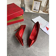 Christian Louboutin Kate Patent Red Sole High heel Pump 10cm - 4