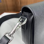 Prada Black Saffiano Leather Shoulder Bag 22x14.5x5cm - 3