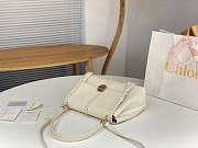 Chloe Penelope Medium Soft Shoulder Bag White 35x24x13cm - 5