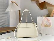 Chloe Penelope Medium Soft Shoulder Bag White 35x24x13cm - 3