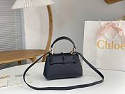 Chloe Penelope Small Soft Shoulder Bag Black 22x14x9cm - 6