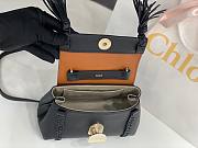 Chloe Penelope Small Soft Shoulder Bag Black 22x14x9cm - 2