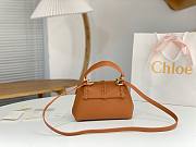 Chloe Penelope Small Soft Shoulder Bag Brown 22x14x9cm - 6