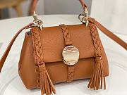 Chloe Penelope Small Soft Shoulder Bag Brown 22x14x9cm - 2