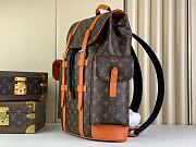 Louis Vuitton LV Backpack Christopher MM Monogram Orange 38 x 44 x 21 cm - 4