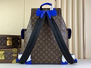 Louis Vuitton LV Backpack Christopher MM Monogram Blue 38 x 44 x 21 cm - 4