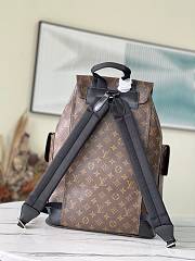 Louis Vuitton LV Backpack Christopher MM Monogram Black 38 x 44 x 21 cm - 4