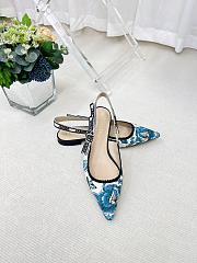 Dior J'adior Slingback Pump Pastel Midnight Blue - 4