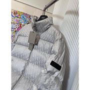 Dior Grey Unisex Down Jacket - 4