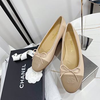 Chanel Flat Ballerina Beige