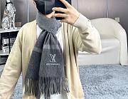 Louis Vuitton LV Grey Scarf 35x180cm - 1