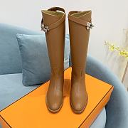 Hermes Jumping Boot Silver Brown - 3