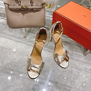 Hermes Premiere 105 Sandal Gold 10.5cm - 2