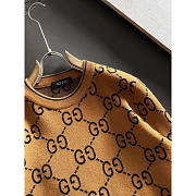 Gucci GG Wool Jacquard Sweater Camel And Black - 3