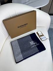 Burberry Blue Scarf 180x30cm - 4