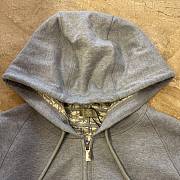 Dior Grey Hooded Track Jacket - 4