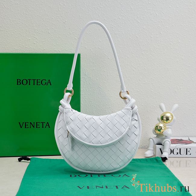 Bottega Veneta Small Bag Gemelli White 24.5x7x19cm - 1