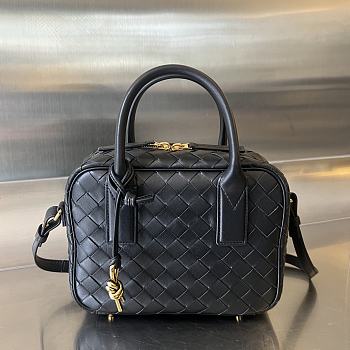 Bottega Veneta Small Top Handle Black 23.5x17.5x9cm