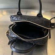 Bottega Veneta Small Top Handle Black 23.5x17.5x9cm - 6