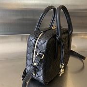 Bottega Veneta Small Top Handle Black 23.5x17.5x9cm - 5