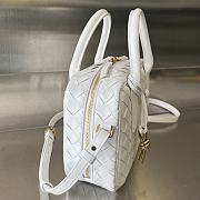 Bottega Veneta Small Top Handle White 23.5x17.5x9cm - 5