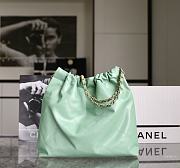 Chanel 22 Handbag Green 38x42x8cm - 4