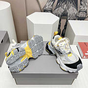 Balenciaga Cargo Sneakers In White And Yellow - 5