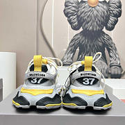 Balenciaga Cargo Sneakers In White And Yellow - 4