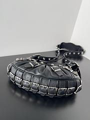 Balenciaga Le Cagole XS Shoulder Bag Black Buckles 25.9x16x9.9cm - 2