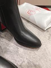 Christian Louboutin Lock Botta Leather Knee High Boots 7cm - 4