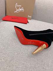 Christian Louboutin Lipbooty Ankle Boots Black 10cm - 5