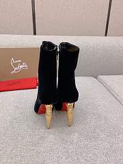 Christian Louboutin Lipbooty Ankle Boots Black 10cm - 2