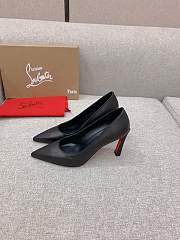 Christian Louboutin Condora Black Leather Pumps 10cm - 5