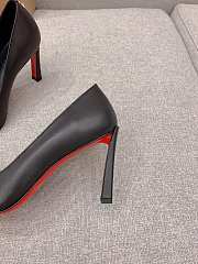 Christian Louboutin Condora Black Leather Pumps 10cm - 2