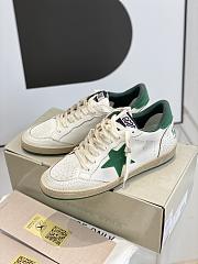 Golden Goose Deluxe Superstar White Green - 4